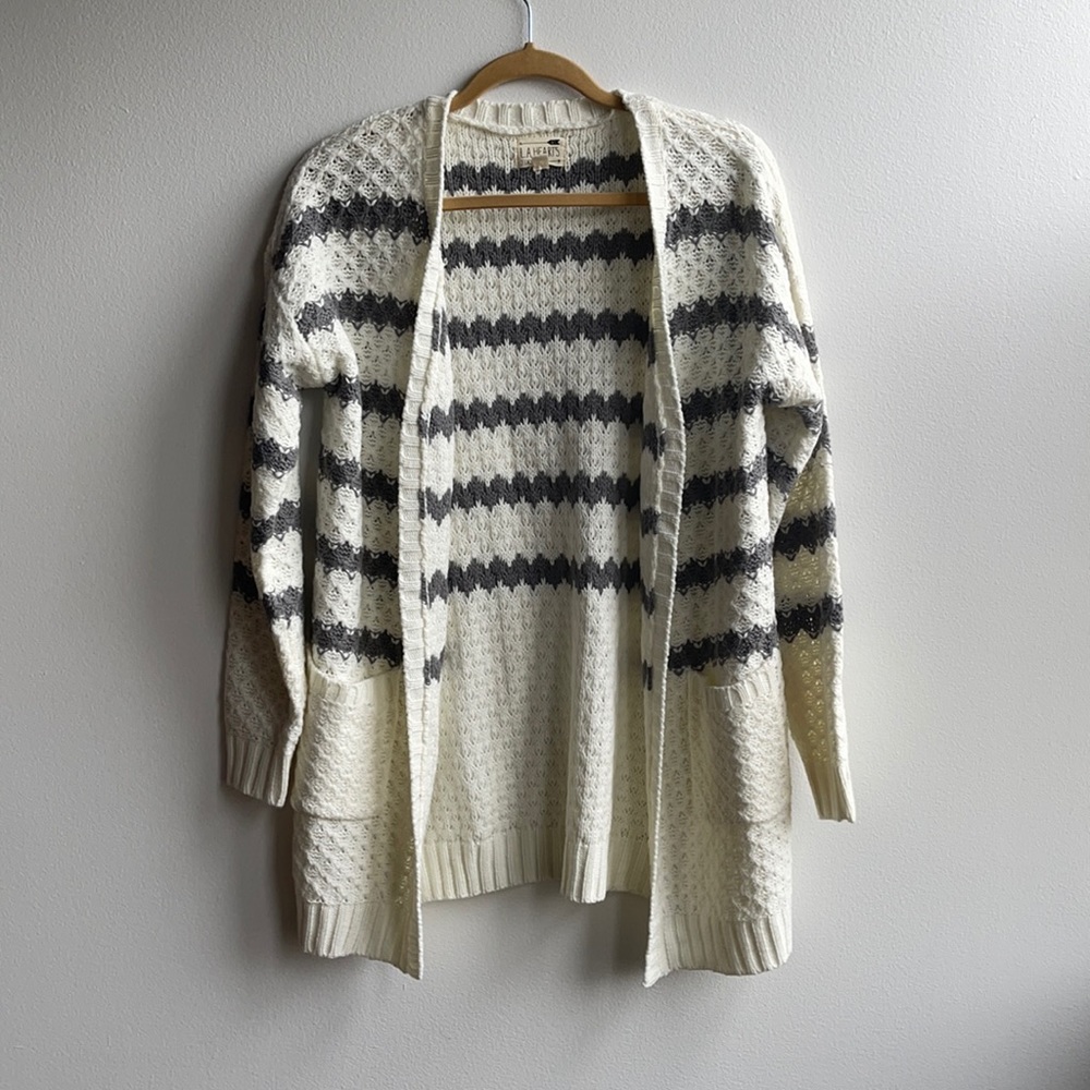 LA hearts one size striped cardigan
